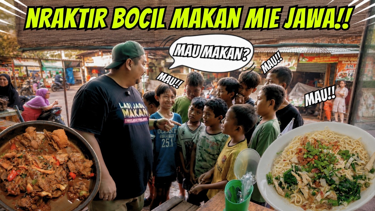 Makan Mie Jawa di Cengkareng Sambil Traktir Bocil