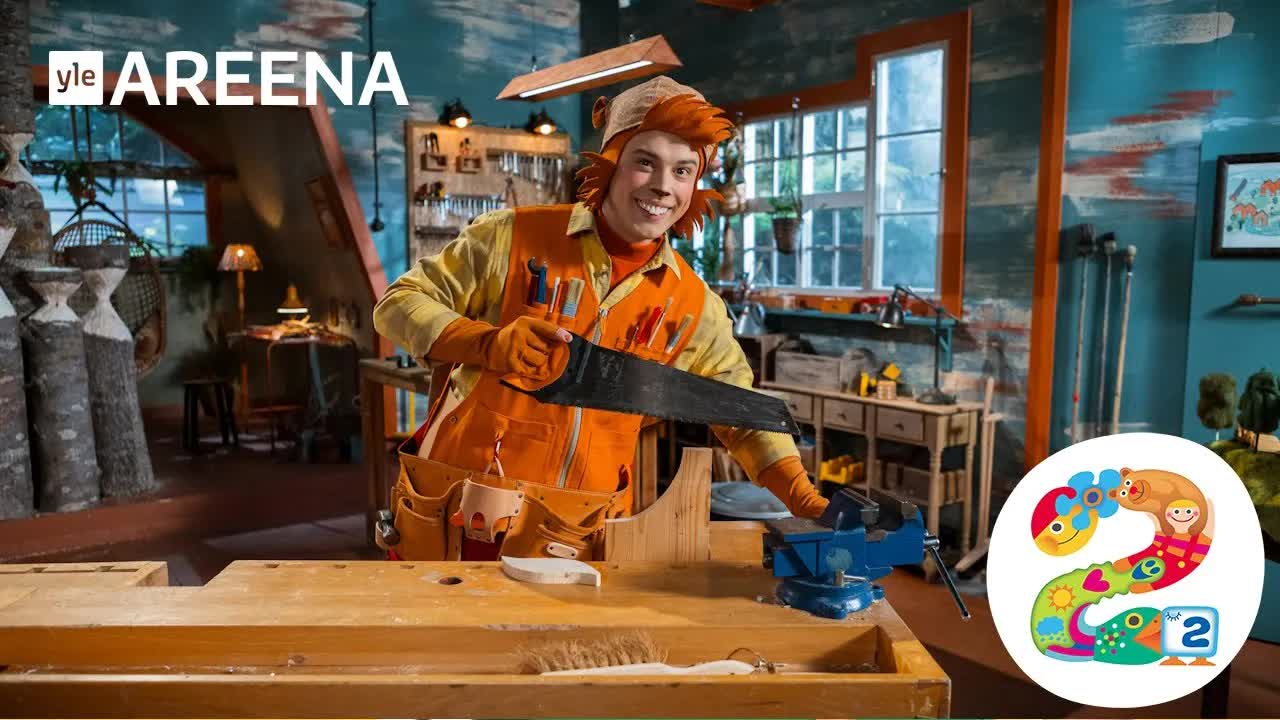 Max Majava rakentaa jakkaran ja irrottaa naulan