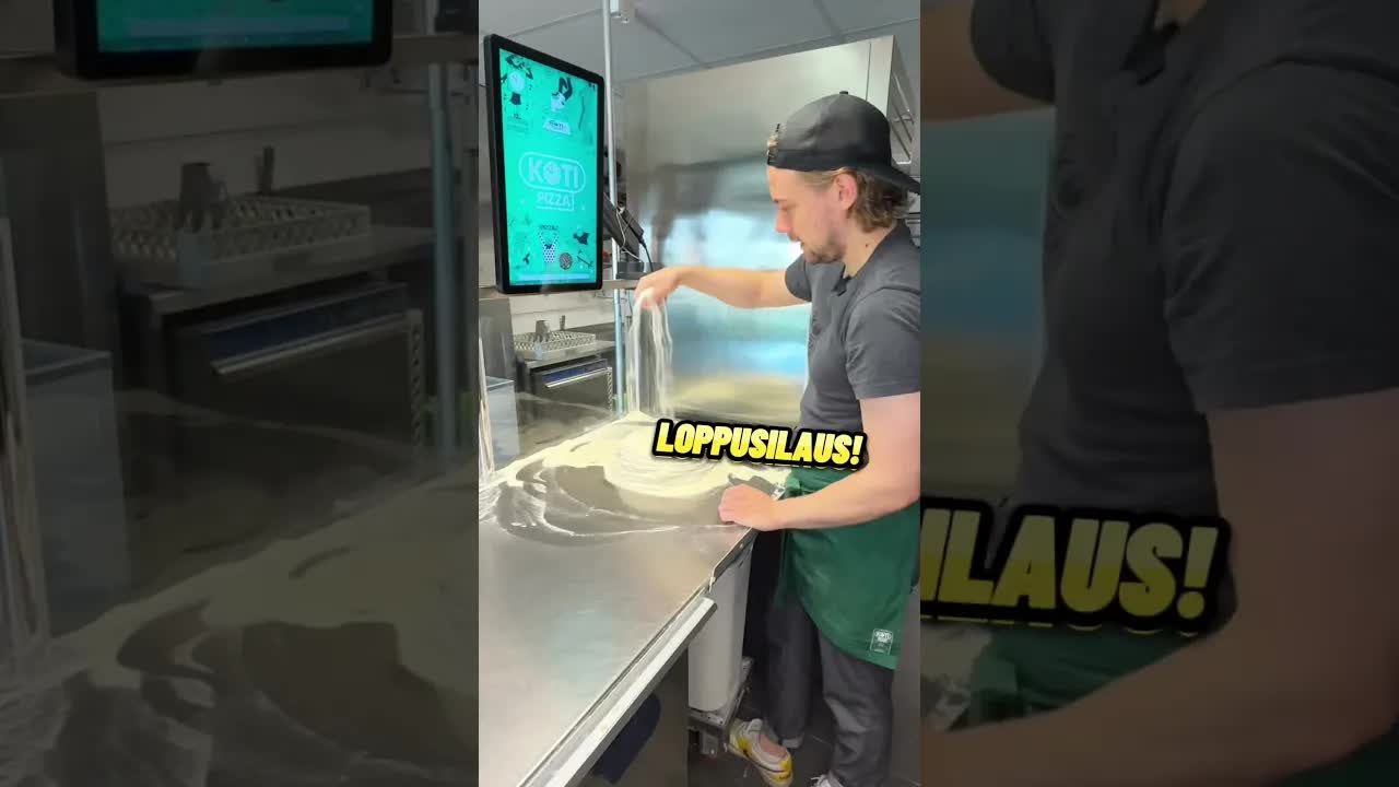 10 pizzapohjaa päällekkäin - haaste