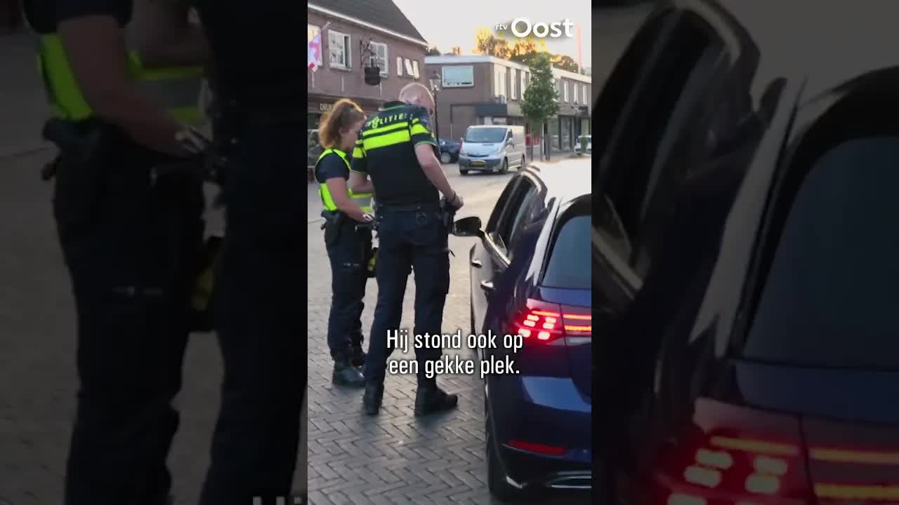 Politie controleert bestuurder op alcoholgebruik