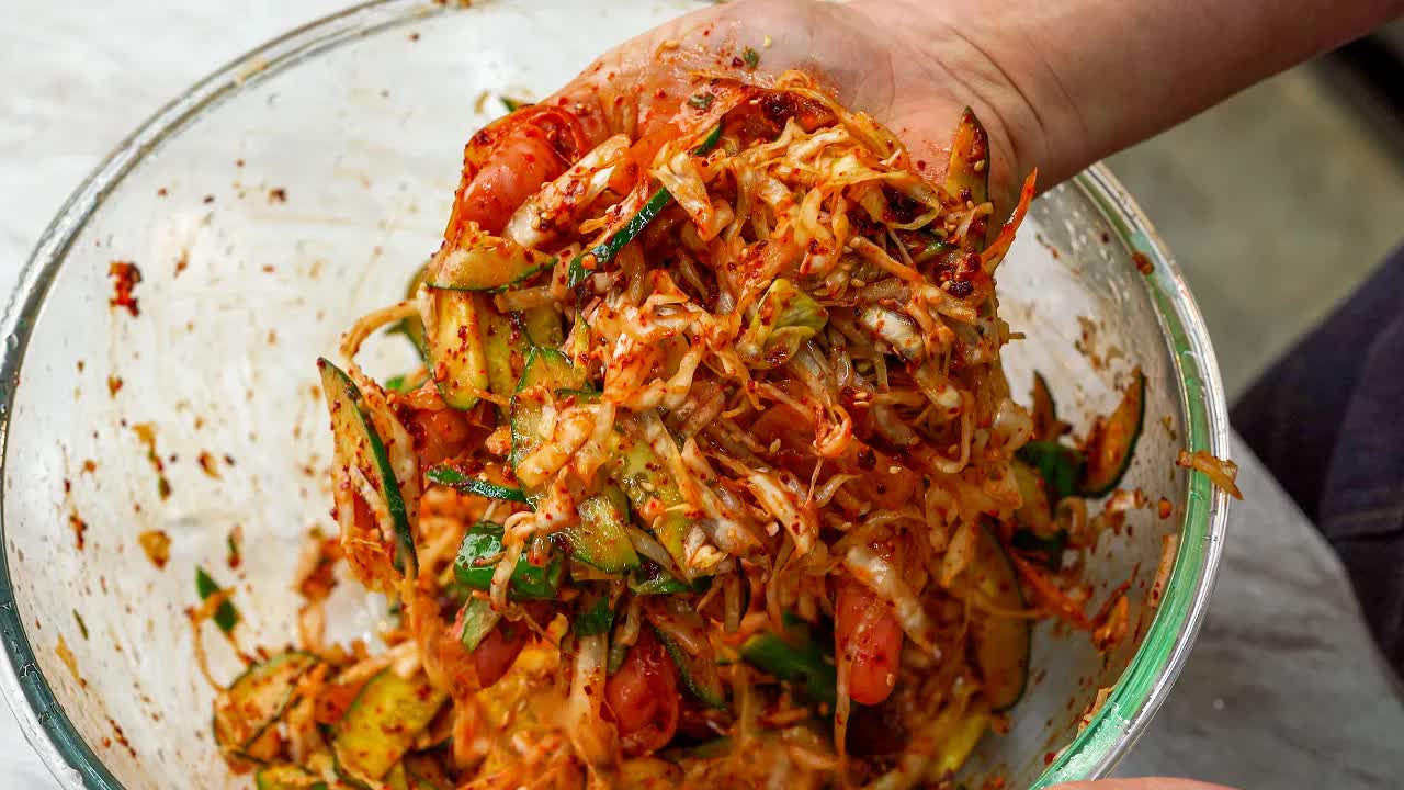 양배추 겉절이로 여름 밑반찬 만들기