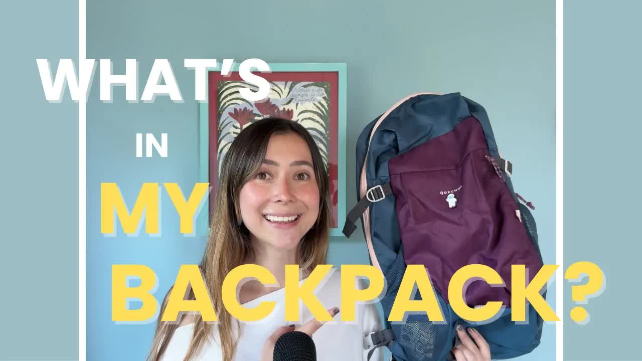 Qué hay en mi mochila: Vocabulario cotidiano