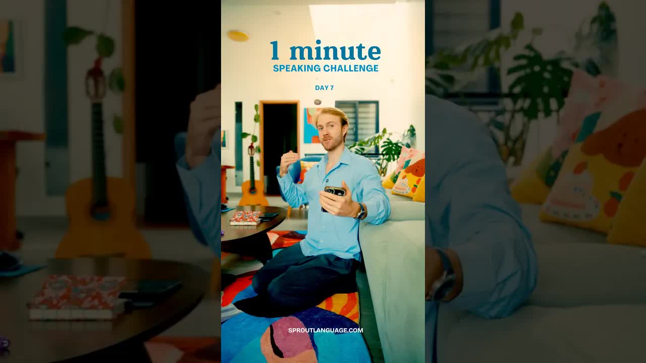 One Minute Speaking Challenge Day 7: Photo Chat