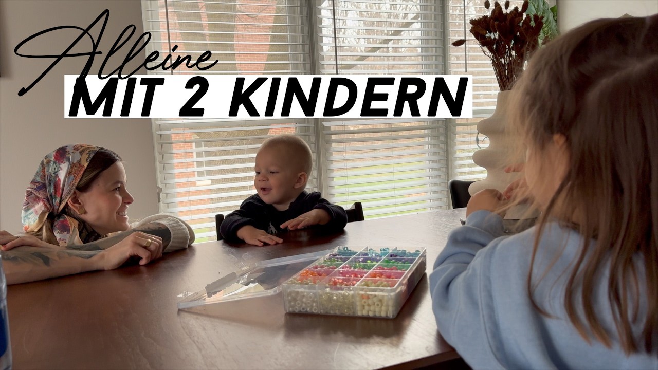 Ein Tag im Solo-Parenting mit zwei Kindern