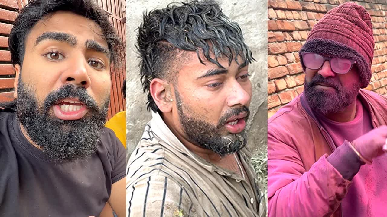 होली से पहले कीचड़ और बर्गर चैलेंज