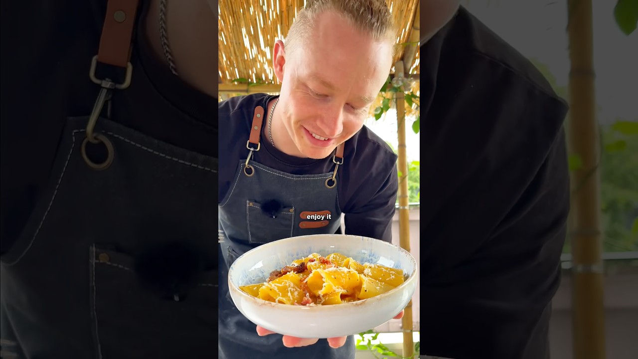 Die beste Carbonara mit Guanciale und Pecorino