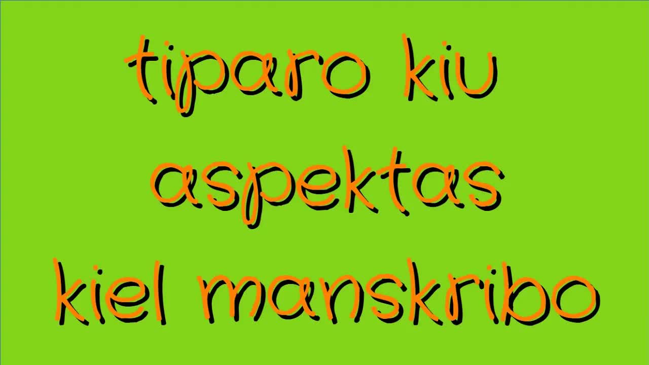 Kiel uzi tiparon kun Esperantaj literoj