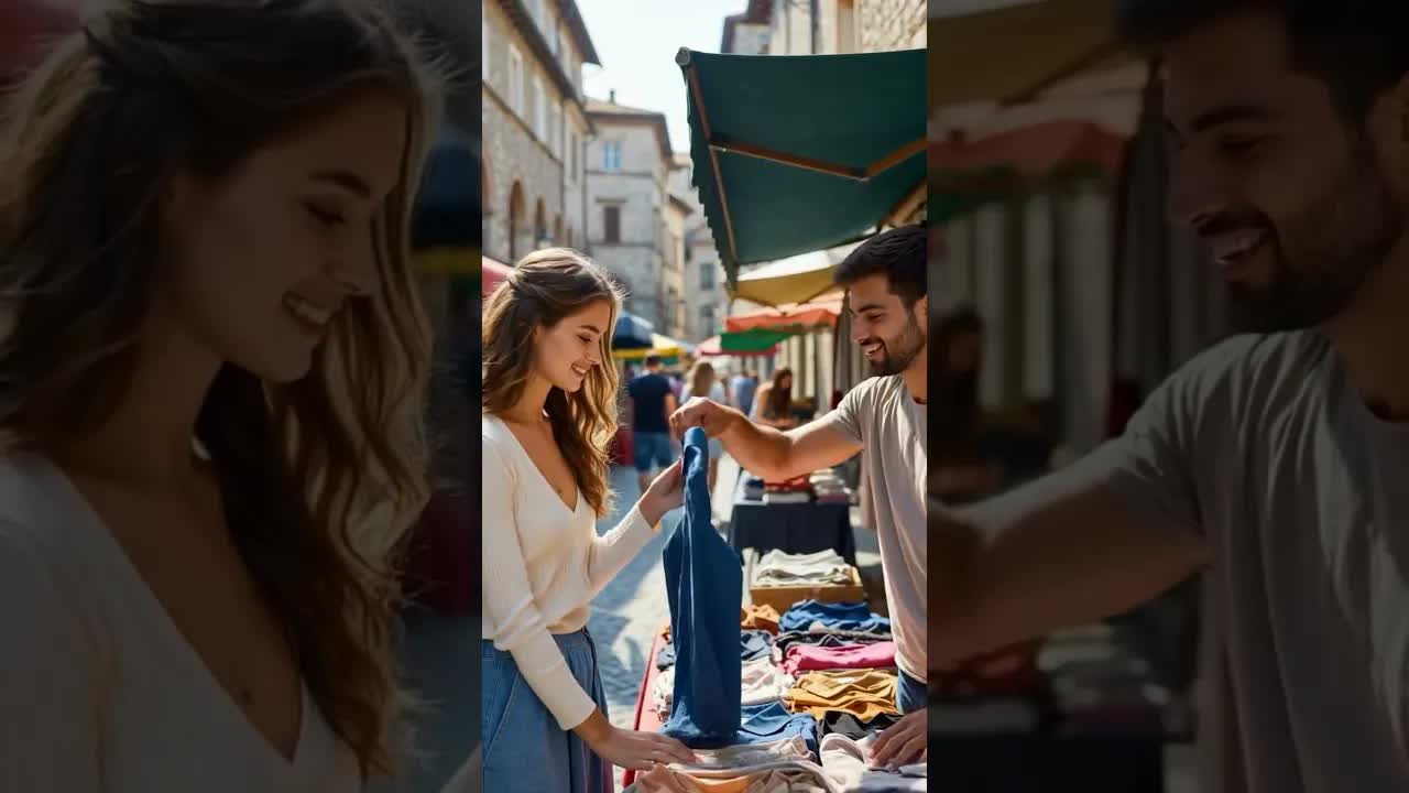 Kleding kopen op de markt