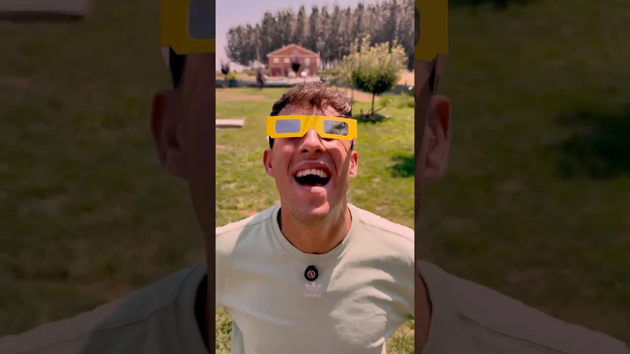 Tipos de personas viendo el eclipse
