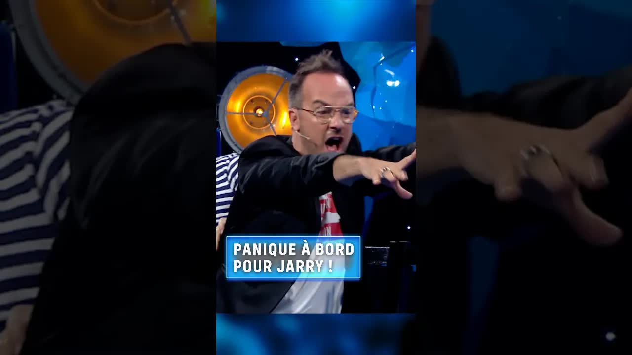 Jarry en panique pendant un défi