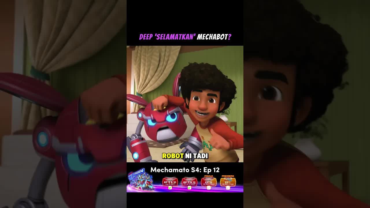 Mara Menyelamatkan Robot MechaBot