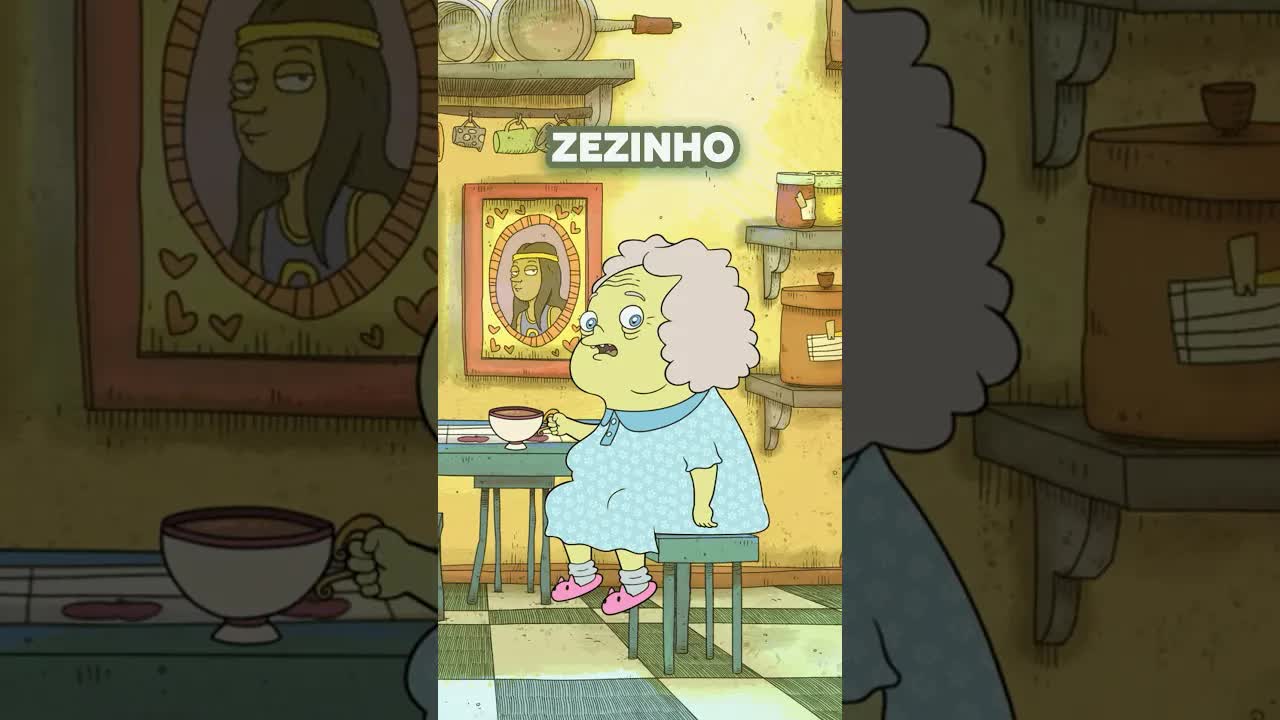 Vovó Juju Ensina Zezinho a Tomar Banho