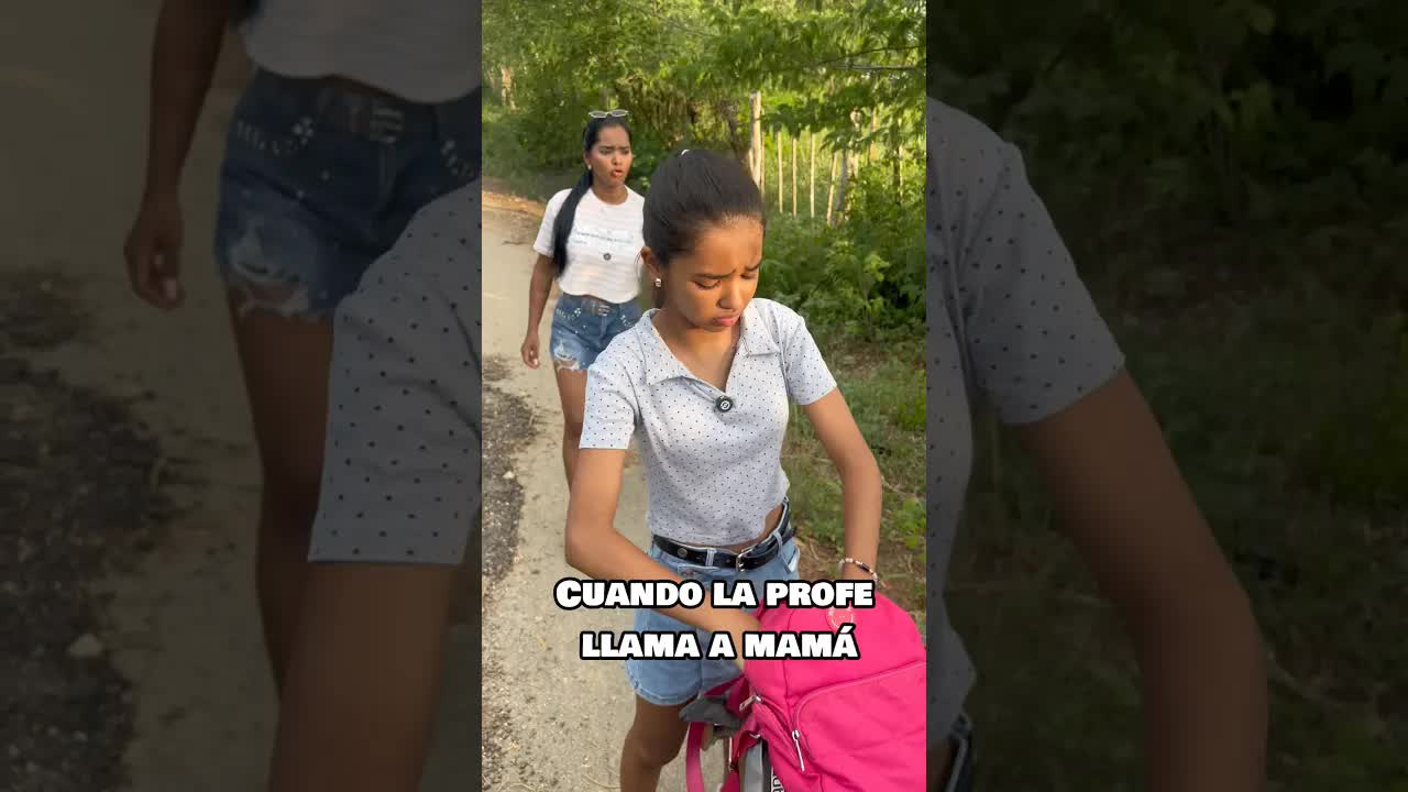 Cuando la profesora llama a mi mamá