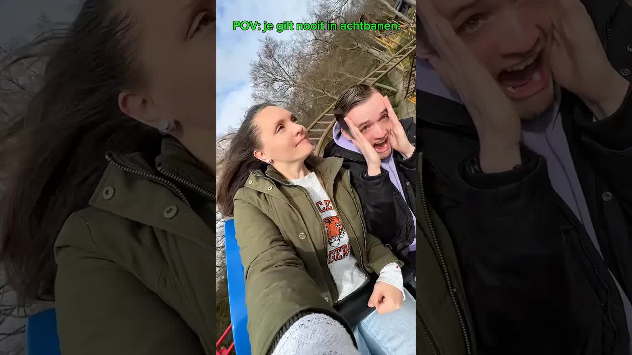POV: Je gillet nooit in de achtbaan