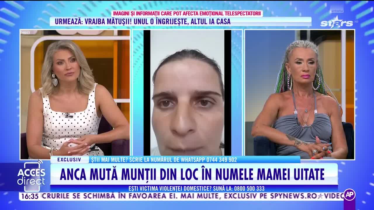 Anca o caută pe mama care a abandonat-o