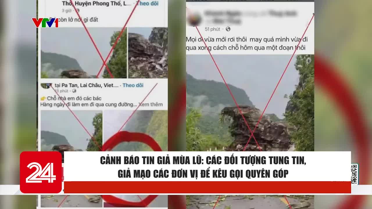 Cảnh báo lừa đảo quyên góp mùa lũ trên mạng xã hội