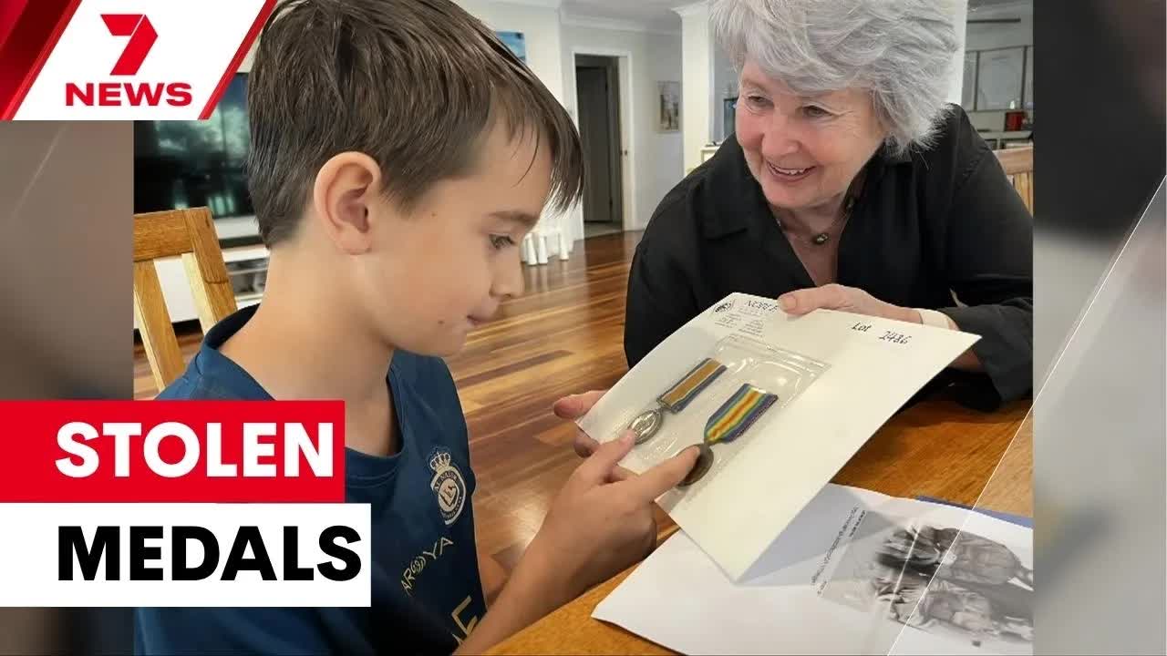 Police Reunite Brisbane Family With Stolen War Medals