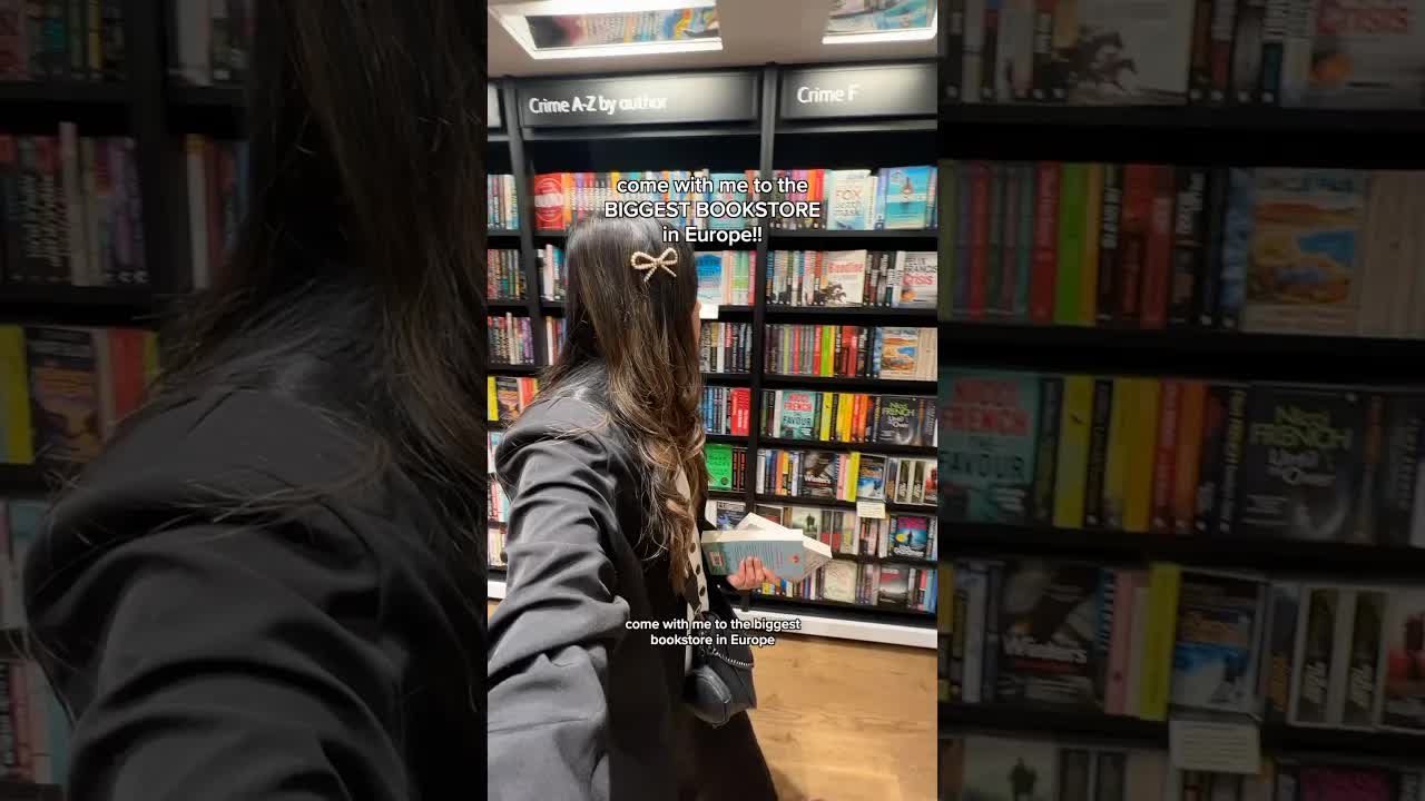 Book shopping at Europe’s biggest bookstore in London