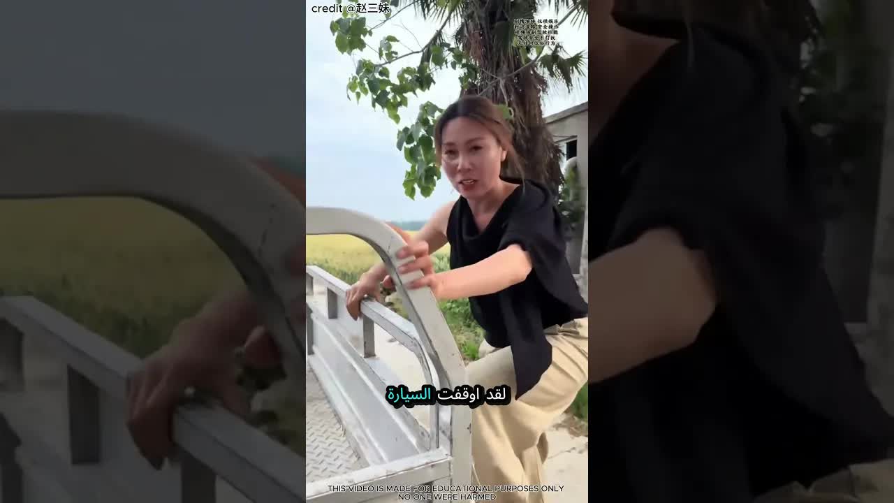 أخت تطلب ركوب قصير في السيارة