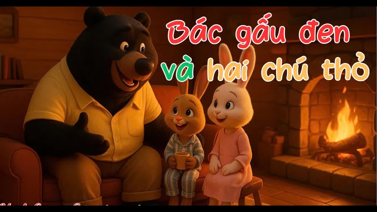 Gấu Đen Và Hai Chú Thỏ: Truyện Cổ Tích
