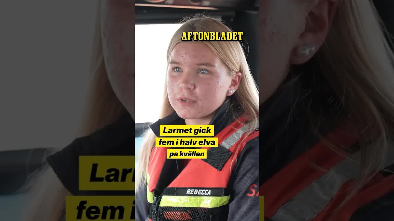 Sjöräddaren Rebeccas första skarpa larm