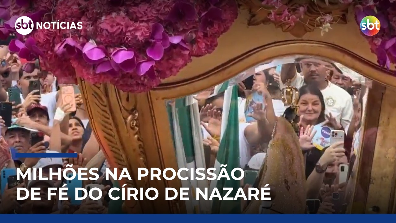 Milhões de fiéis celebram o Círio de Nazaré em Belém