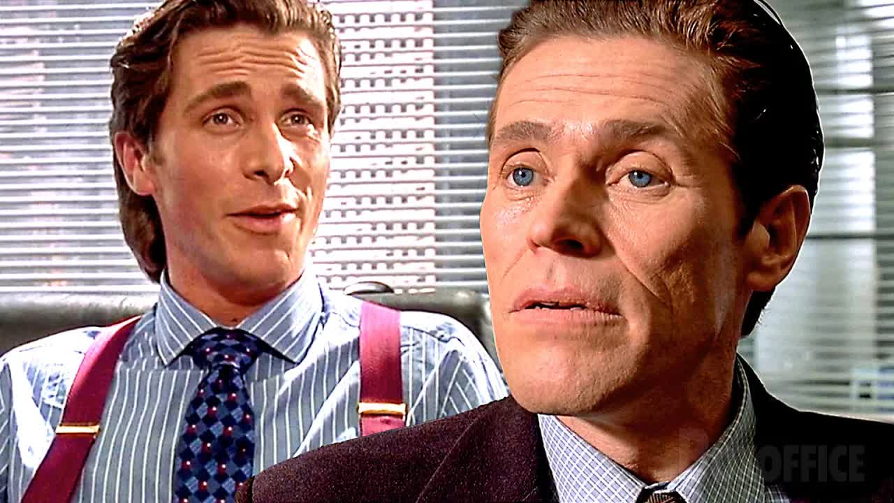 Detective questions Patrick Bateman about Paul Allen