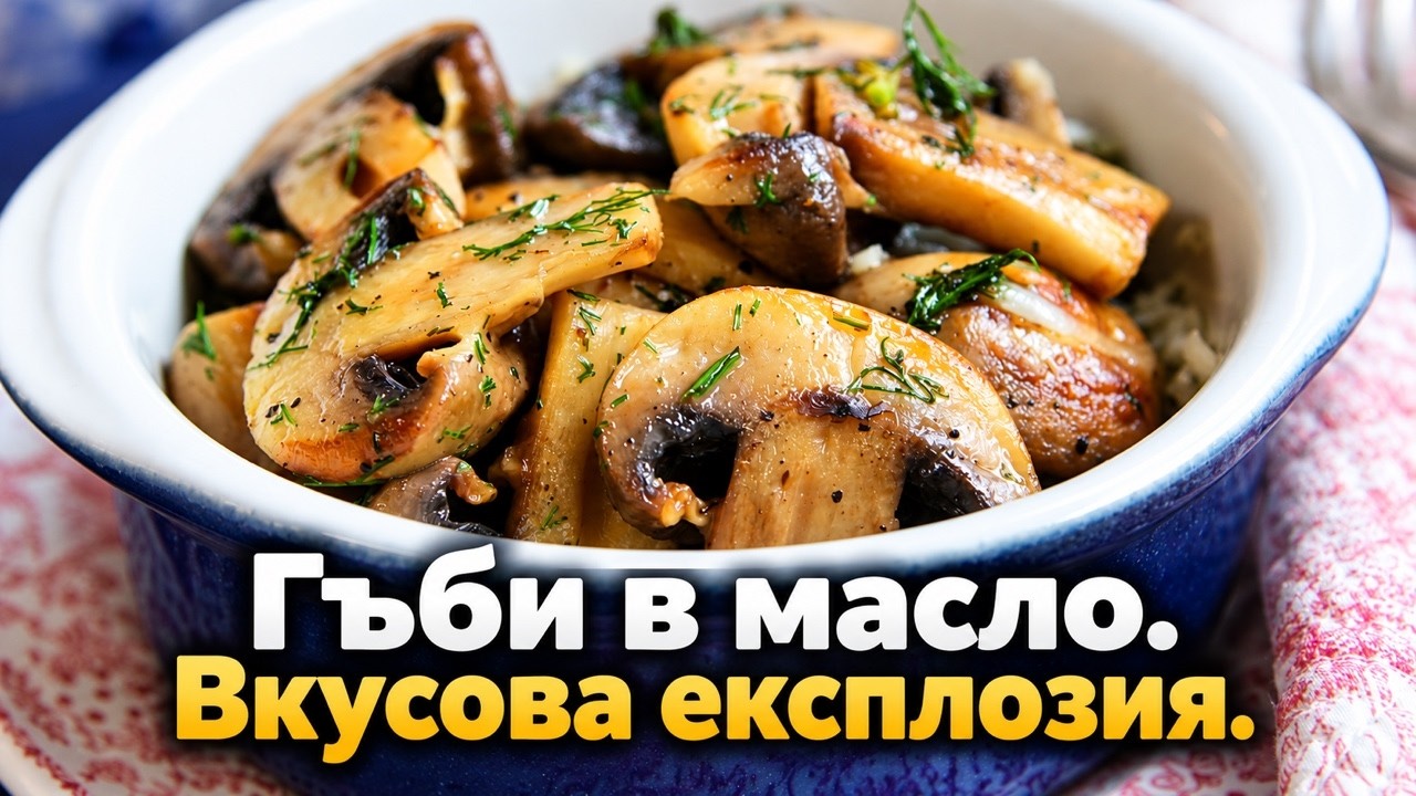 Гъби в масло: Вкусна и лесна рецепта