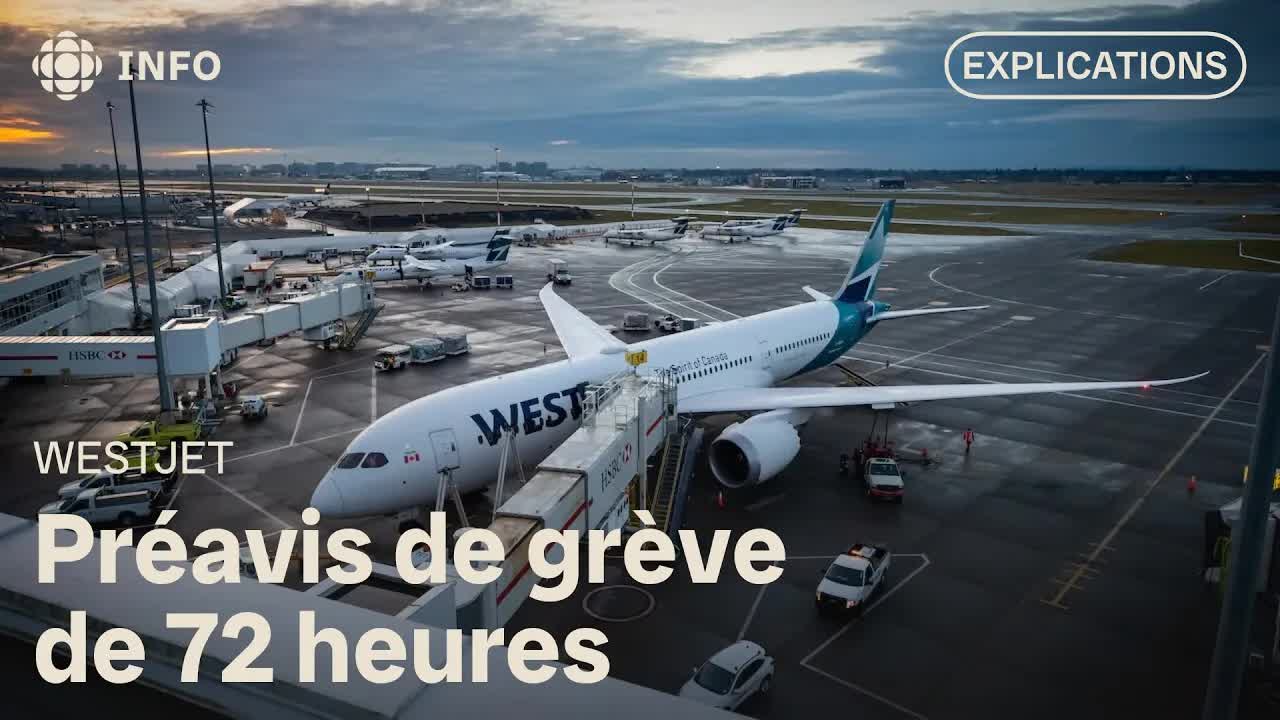 Des annulations de vols possibles chez WestJet