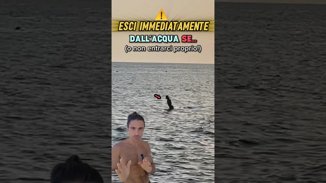 Sintomi per cui non entrare in acqua