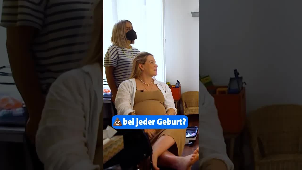Was passiert bei der Geburt mit dem Darm?