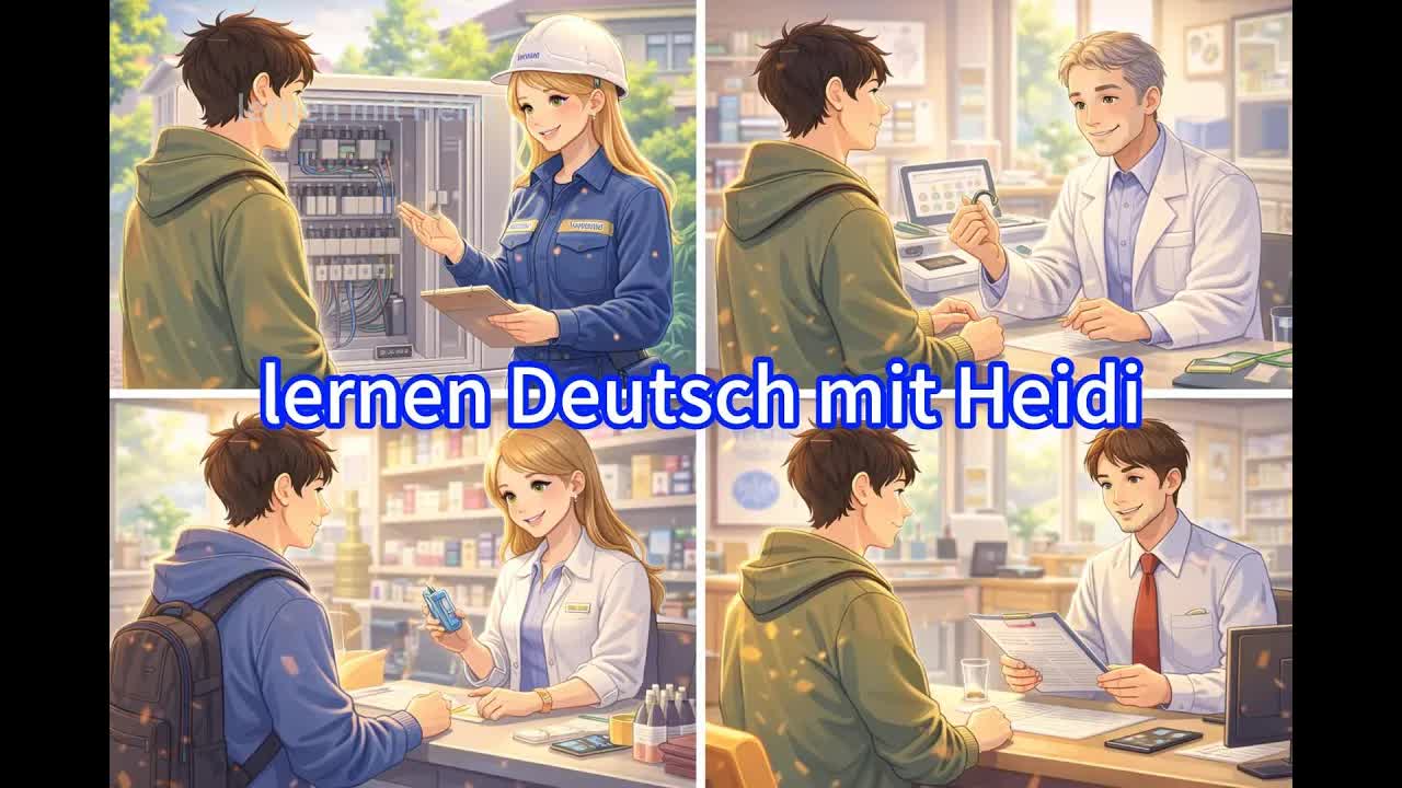 Typische Alltagssituationen auf Deutsch