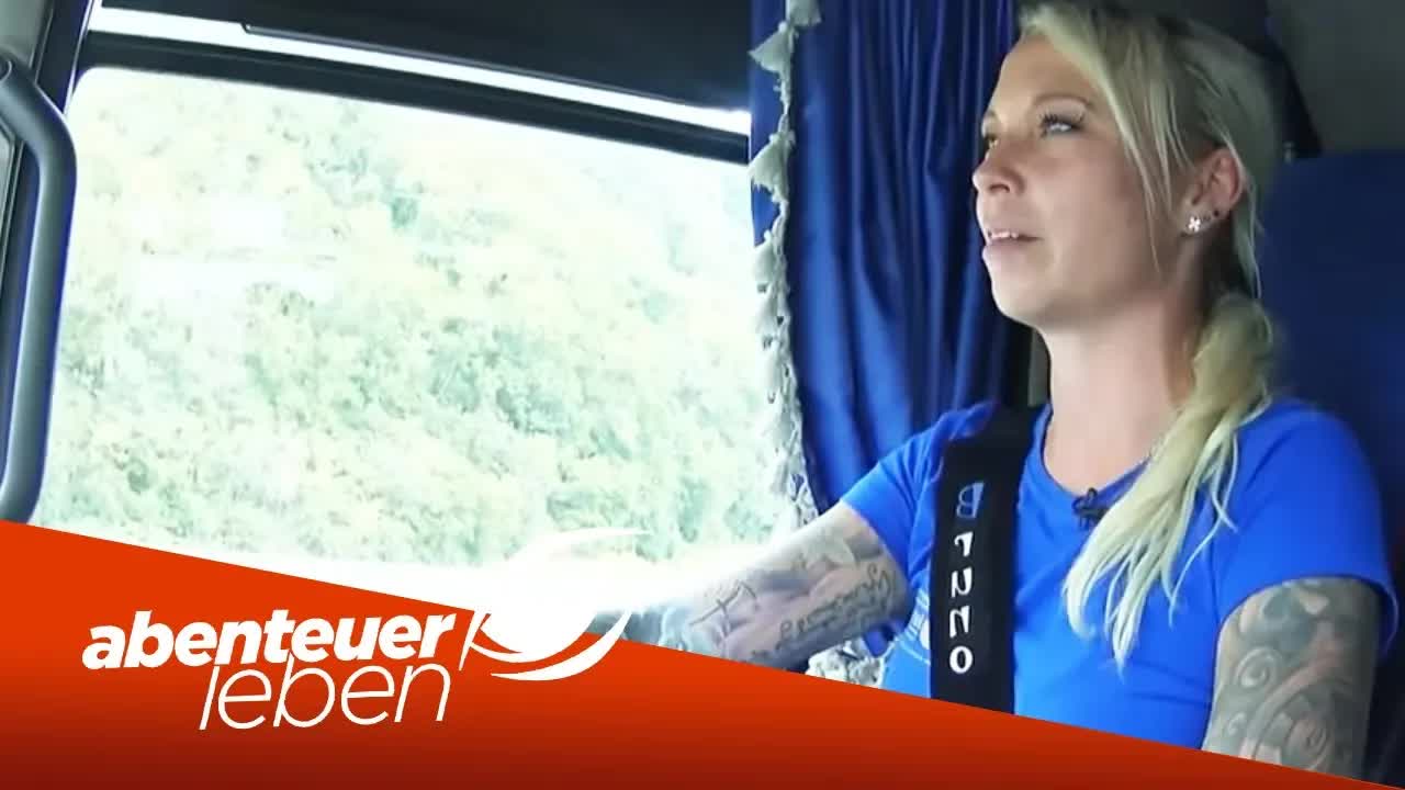 Trucker-Babe Anne und ihr Lkw Bruno