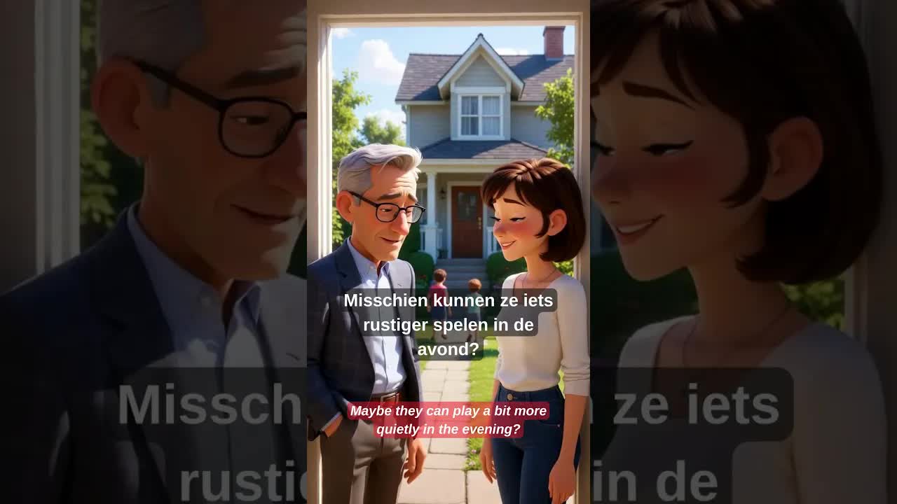 Gesprek over lawaai van kinderen