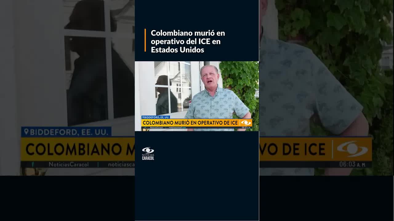 Muerte de migrante colombiano en operativo del ICE