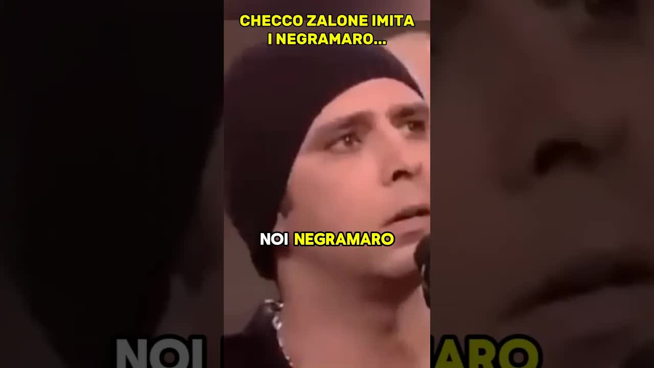 Checco Zalone Imita i Negramaro