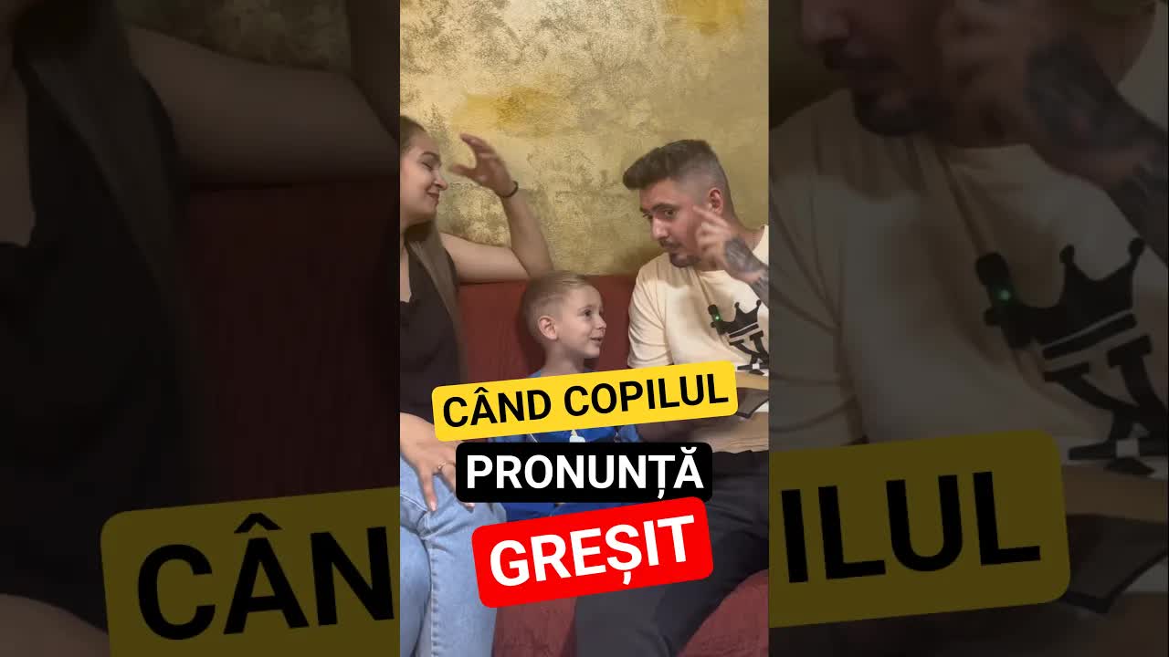 Copilul greșește cuvântul pentru fructe