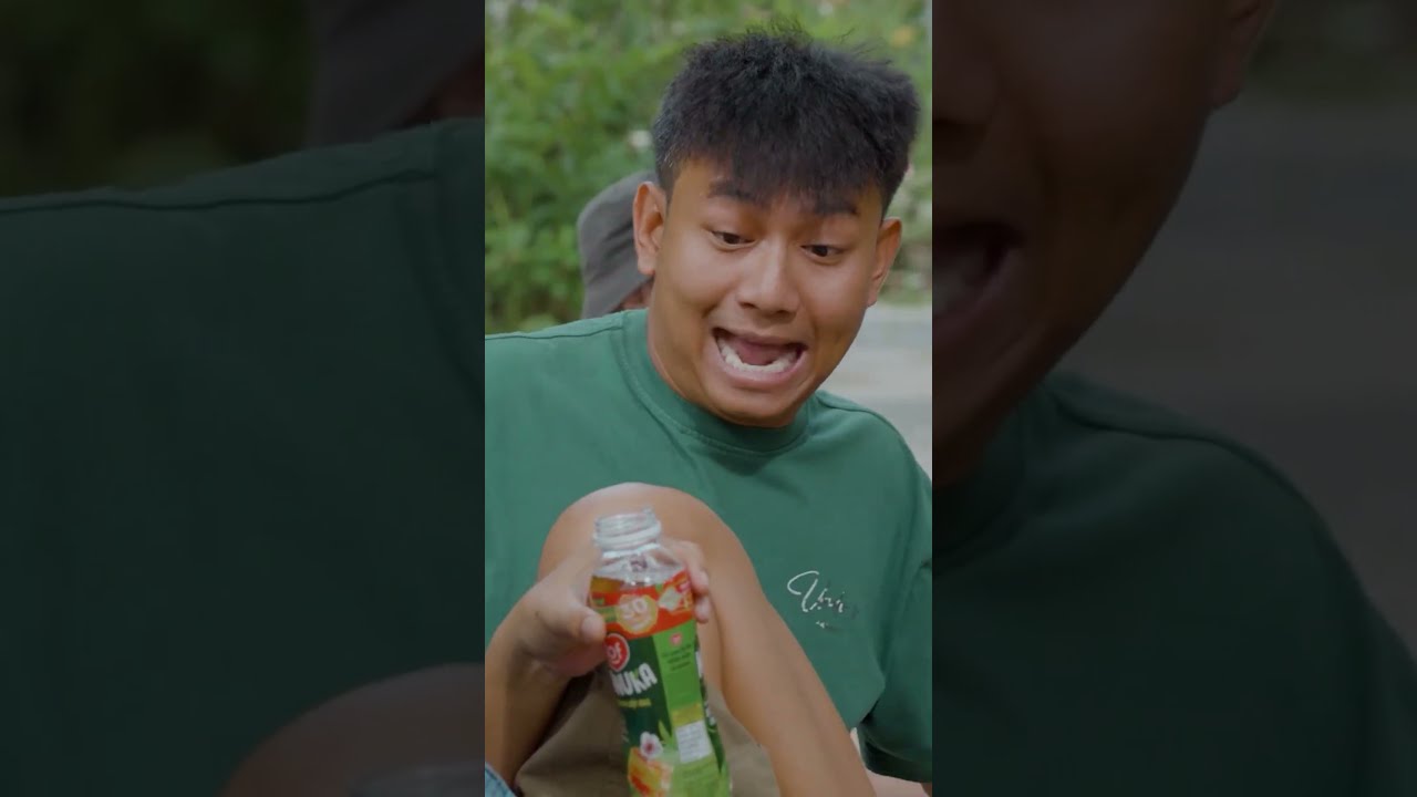 Em bị liệu vì chai trà xanh mật ong