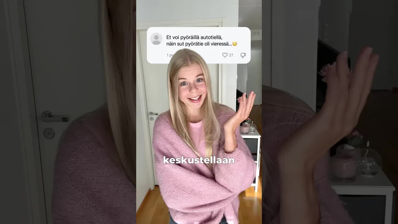 Pyöräilijän turvallisuus ja suljettu pyörätie