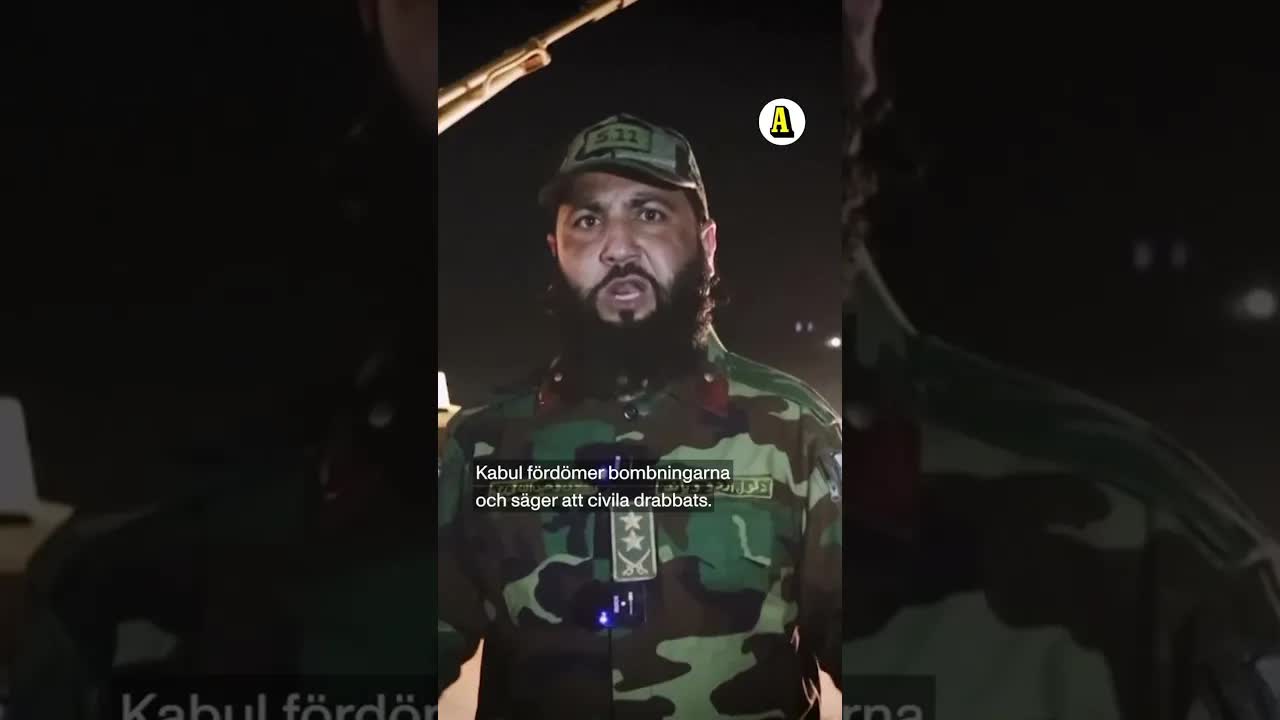 Pakistan och Afghanistan i öppet krig