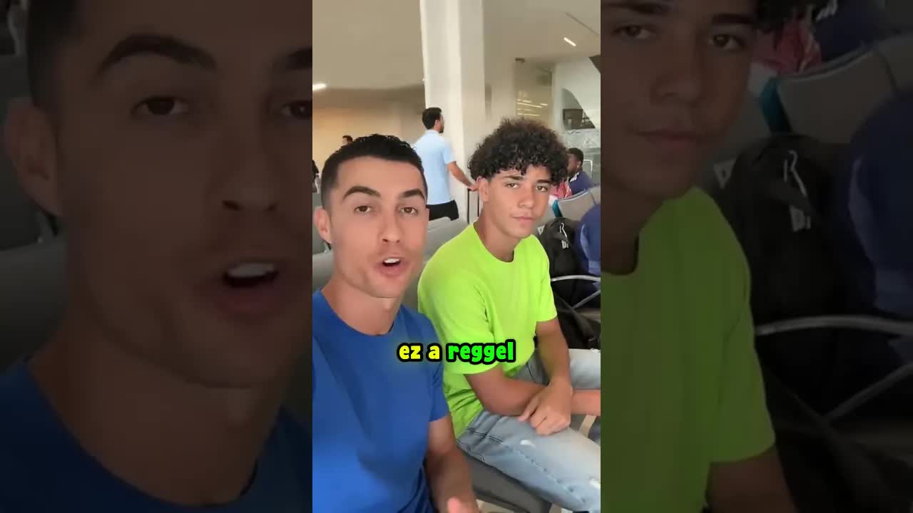 Ronaldo reggeli rutinja, ahogy Georgina látja