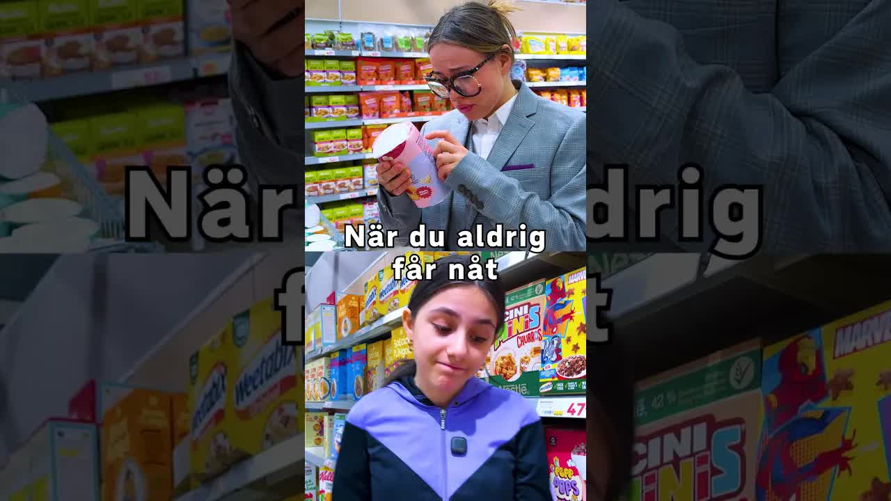 Barn ber om godis och läsk - Mamma säger nej