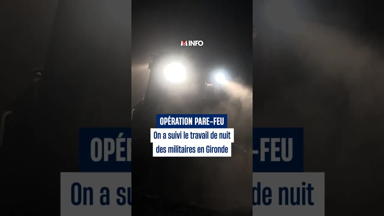 Une nuit avec les militaires en Gironde
