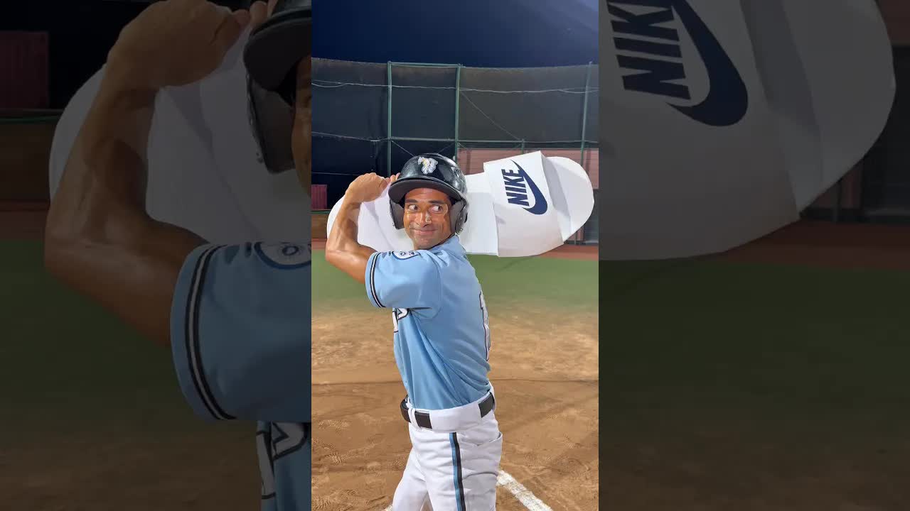Une partie de baseball en famille