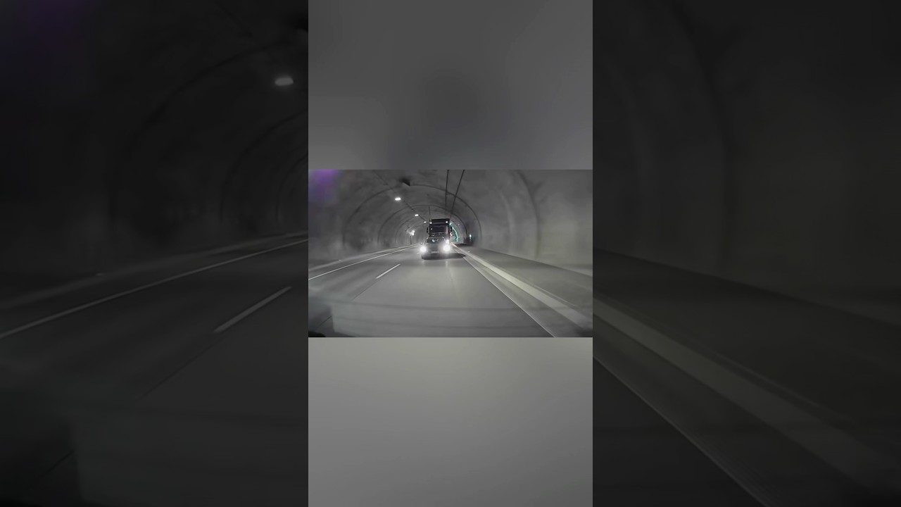 Niebezpieczne wyprzedzanie w tunelu na S3