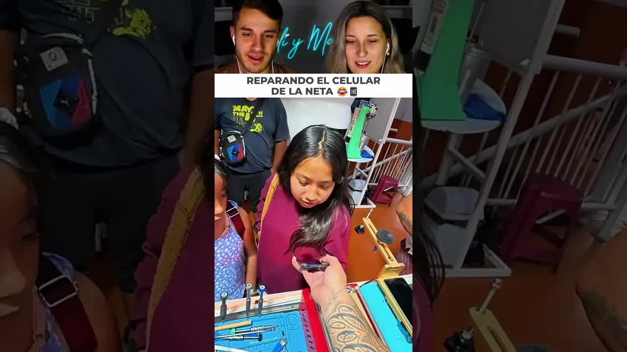Reparando un celular caído en agua de popó