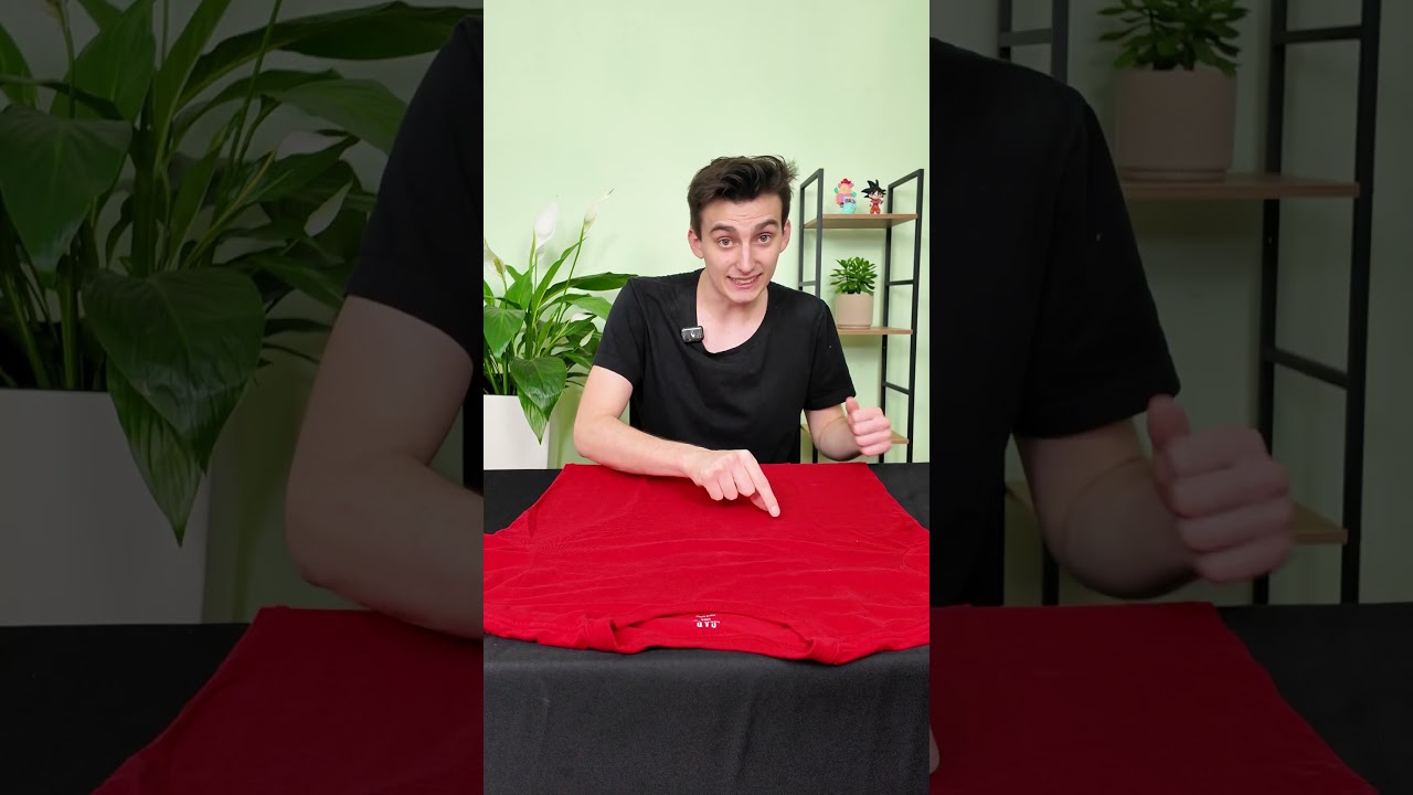 Jak složit tričko za dvě vteřiny