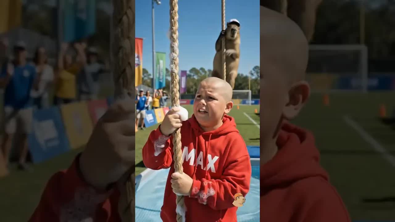 Capybara Wins Rope Climbing Championship