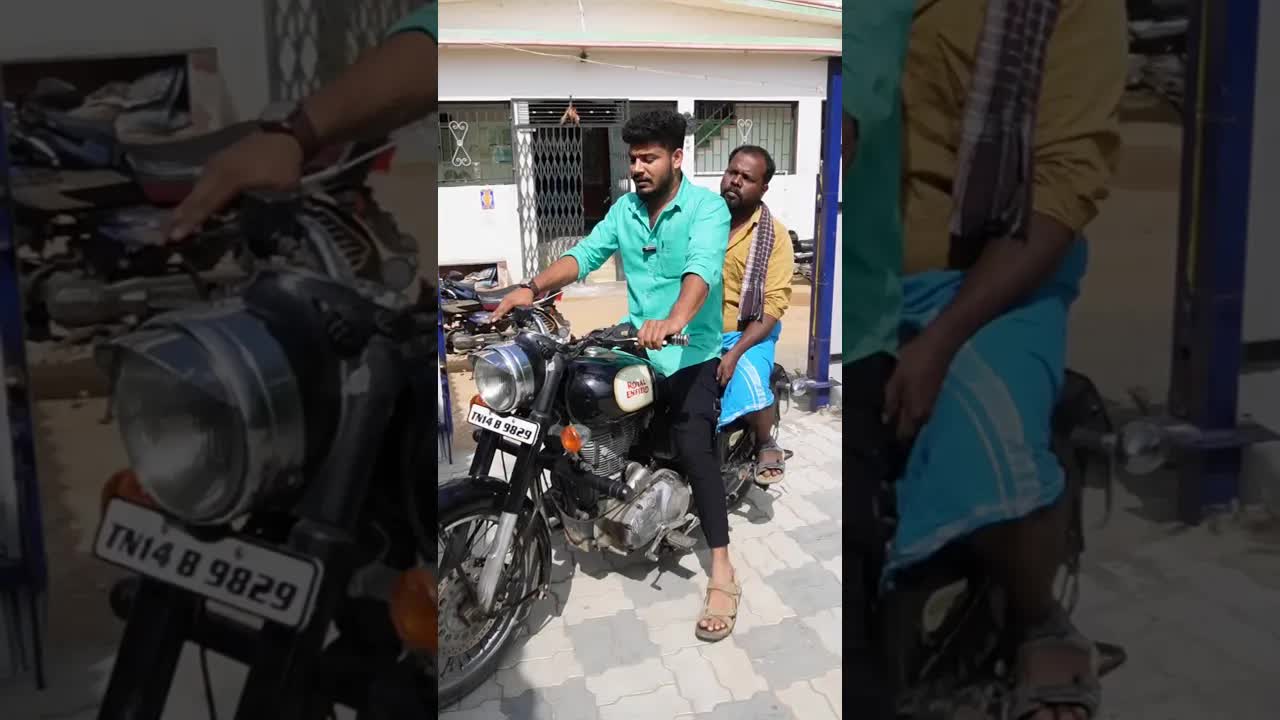 கிளாசிக் 350 சர்வீஸ், மாமா காமெடி கஸ்டமர் சண்டை
