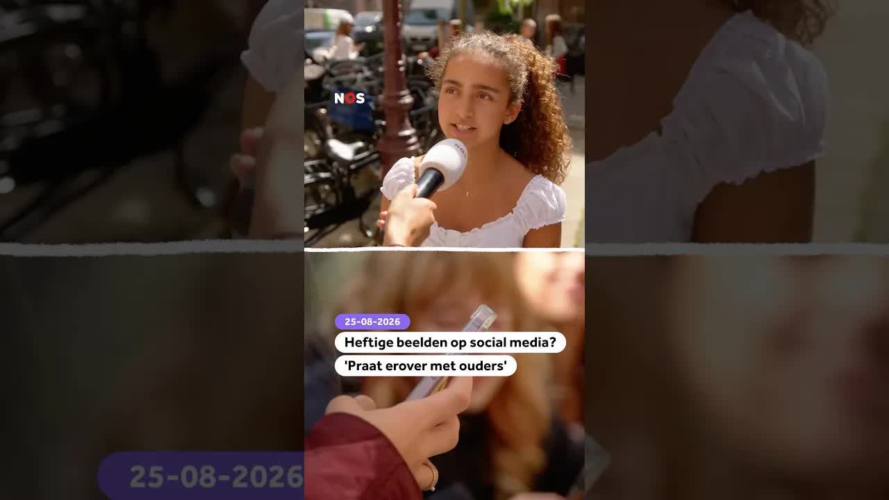 Heftige beelden op social media? Praat erover